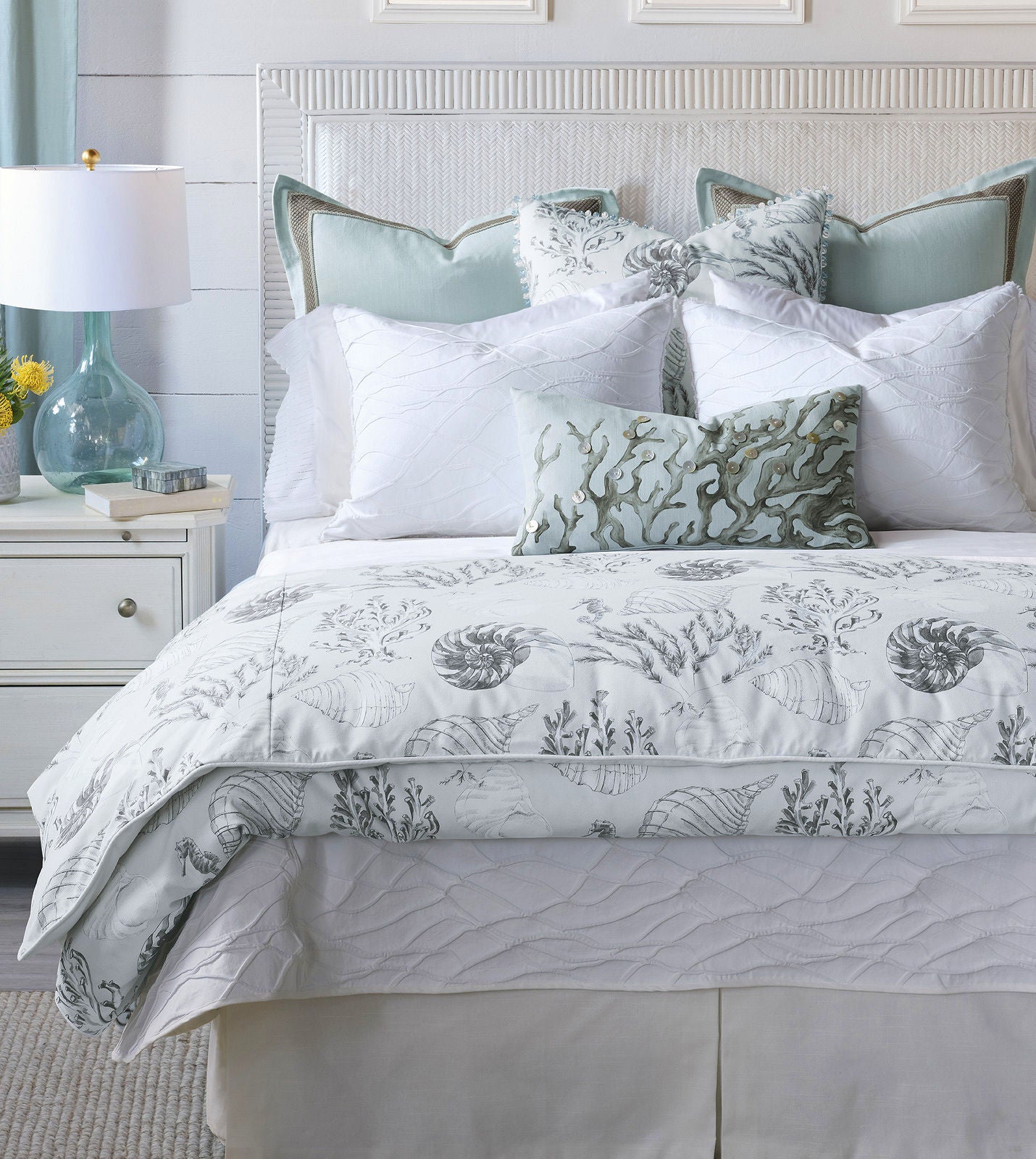 St. Bart's Spa Coverlet - Bedding Luxuries