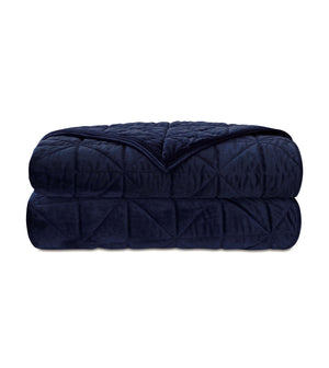 Classic Chic Navy Double-Stripe Luxury Bedding - Bedding Luxuries