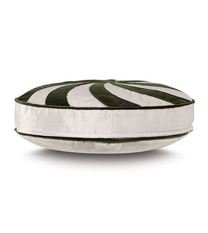 Candy Cane Green Swirl Holiday Pillow - Bedding Luxuries