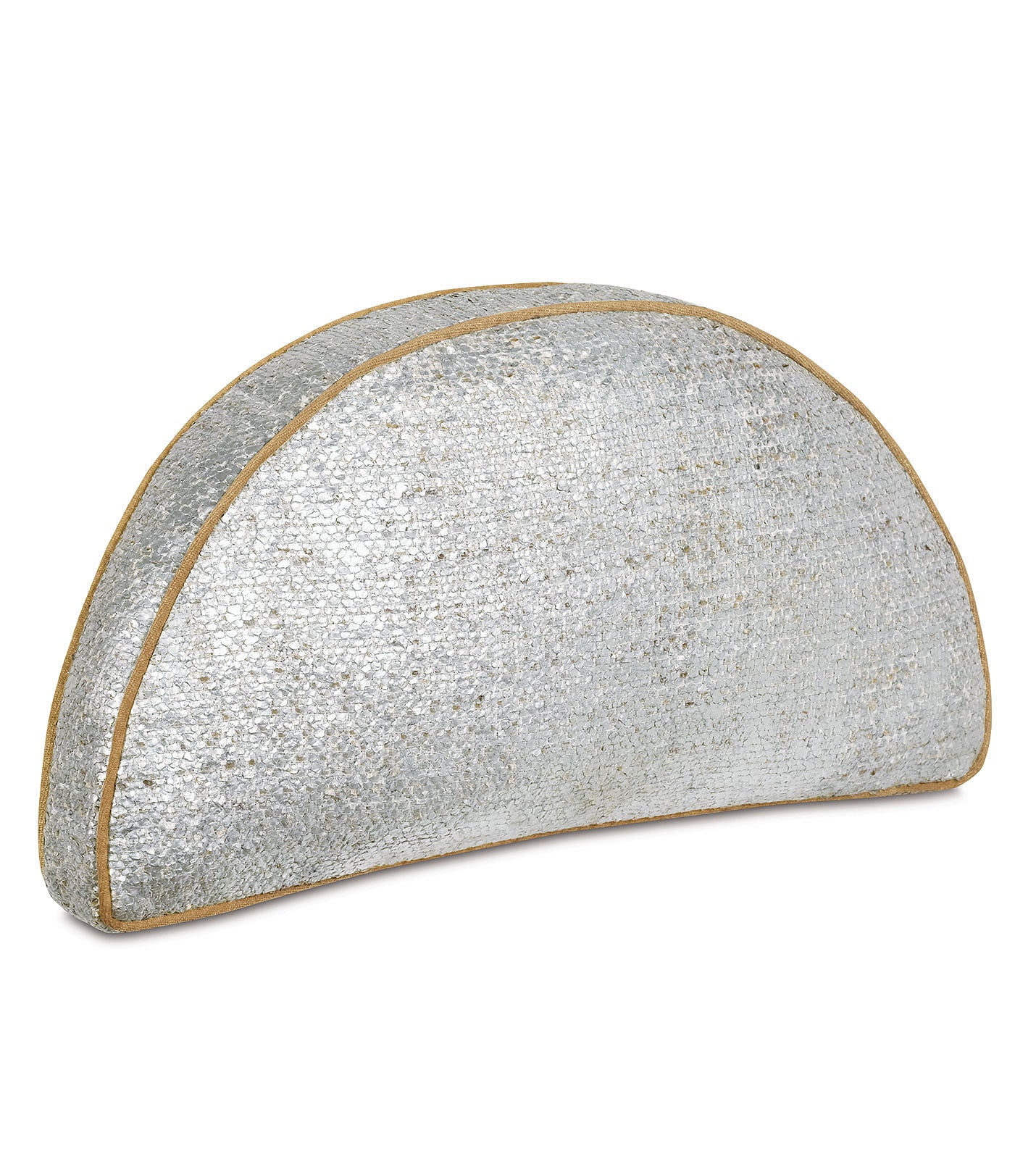 Tinsel Shine Crescent Pillow - Bedding Luxuries