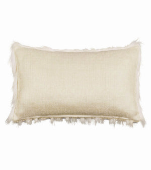 Winter Frost Faux Fur Pillow - Bedding Luxuries