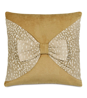 Luxe Fawn Gift Wrapped Pillow - Bedding Luxuries