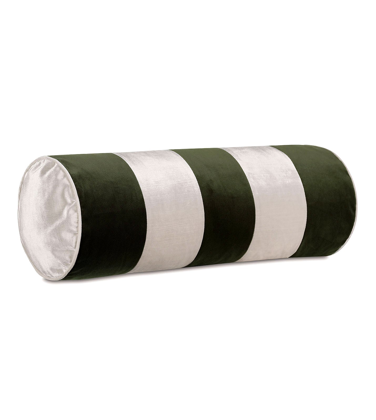 Candy Cane Olive Cylinder Bolster - Bedding Luxuries