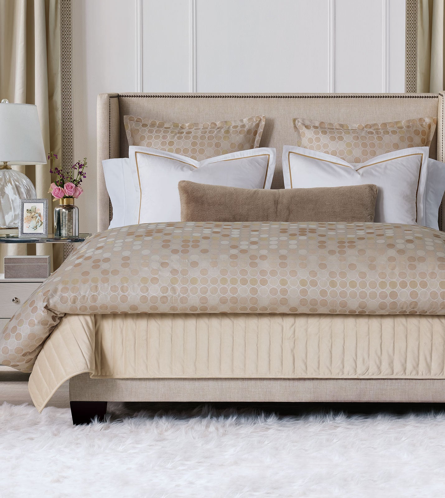 Champagne Sand Pebbles Bedding - Bedding Luxuries