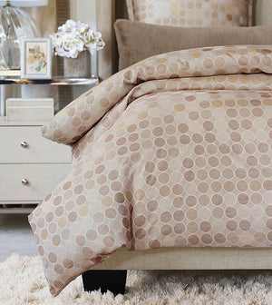 Champagne Sand Pebbles Duvet Cover - Bedding Luxuries