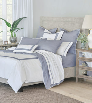 Gingham Charm Luxury Coastal Bedding - Bedding Luxuries