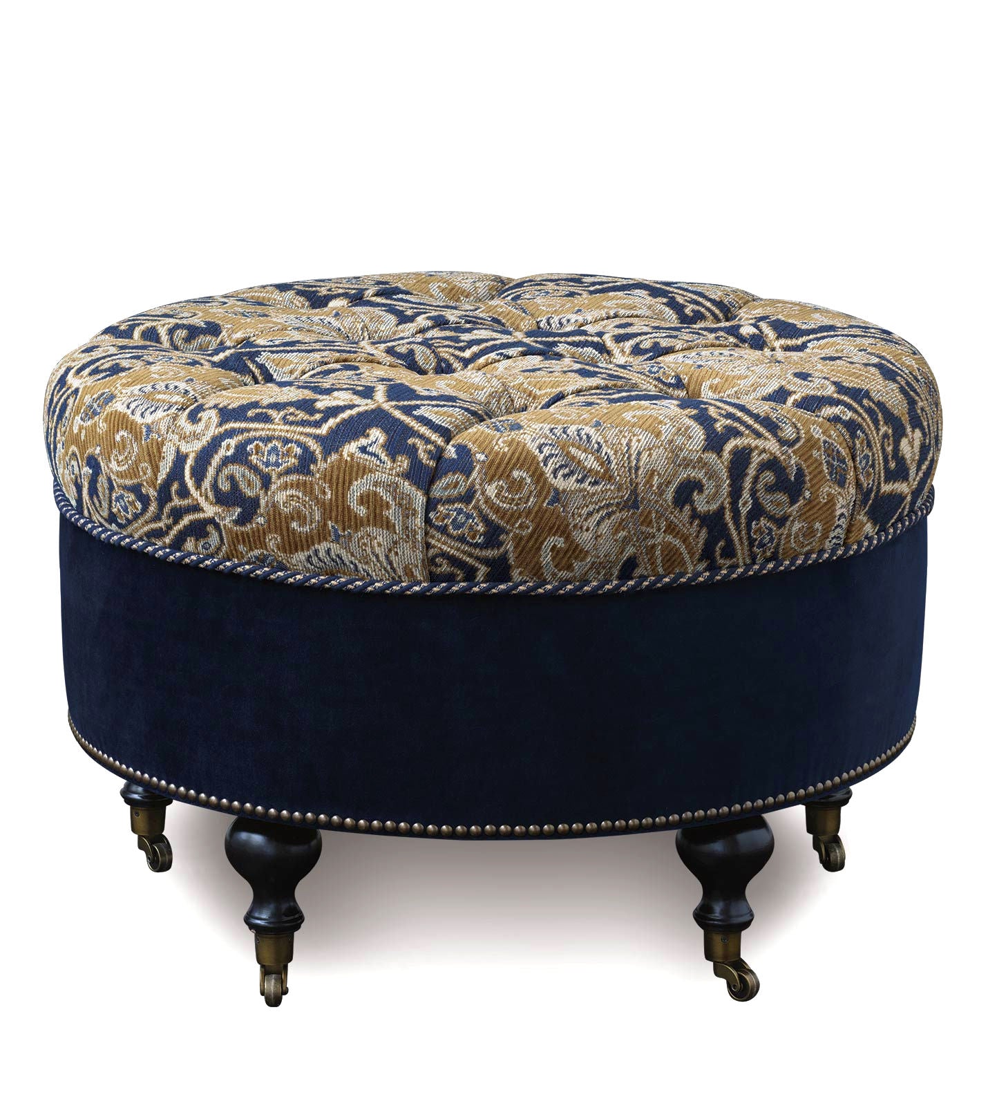 Kensington Manor Upholstered Ottoman - Bedding Luxuries