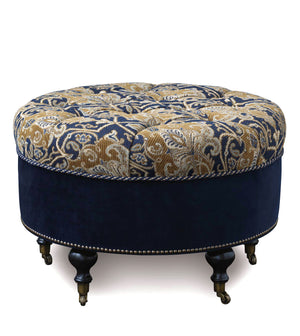 Kensington Manor Upholstered Ottoman - Bedding Luxuries