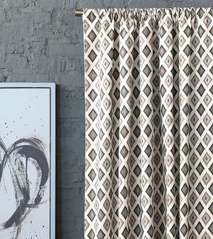 Nova Geometrics Drapery Set - Bedding Luxuries