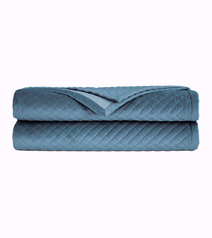 Devonshire Blue Velvet Luxury Bedding