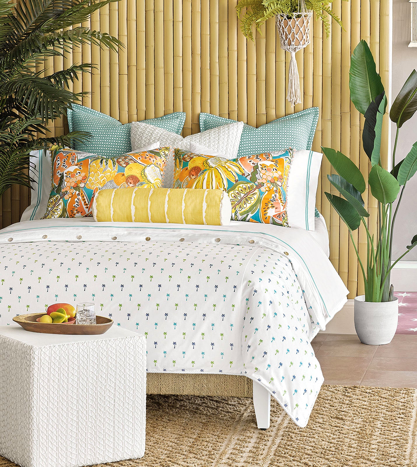 Royal Palm Caribe Duvet Cover - Bedding Luxuries