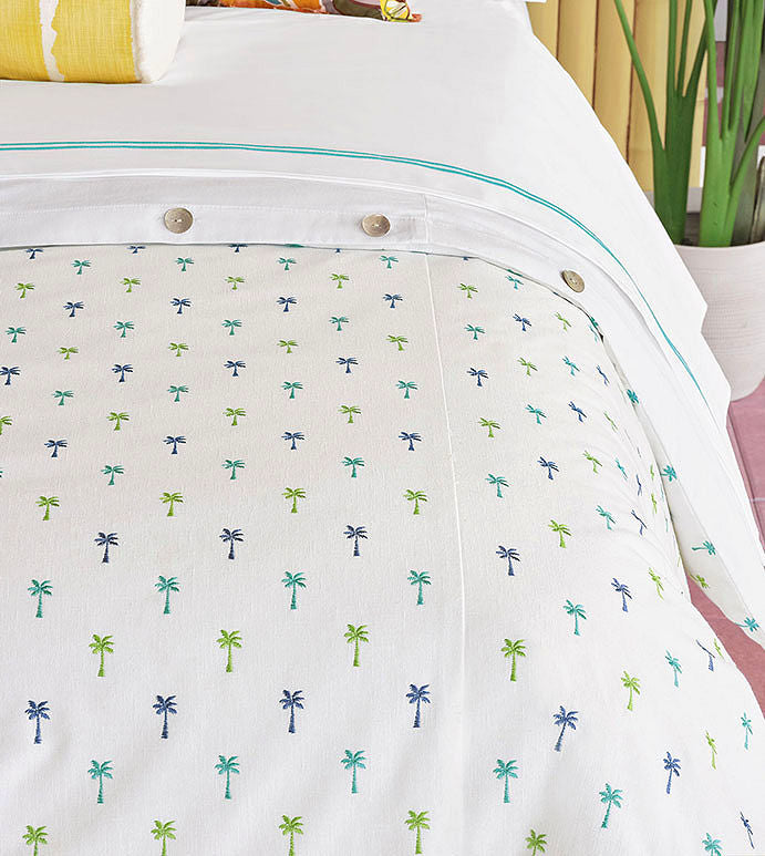 Royal Palm Caribe Duvet Cover - Bedding Luxuries