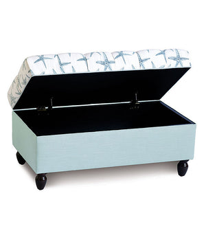 Islands Starfish Storage Bench Ottoman - Bedding Luxuries
