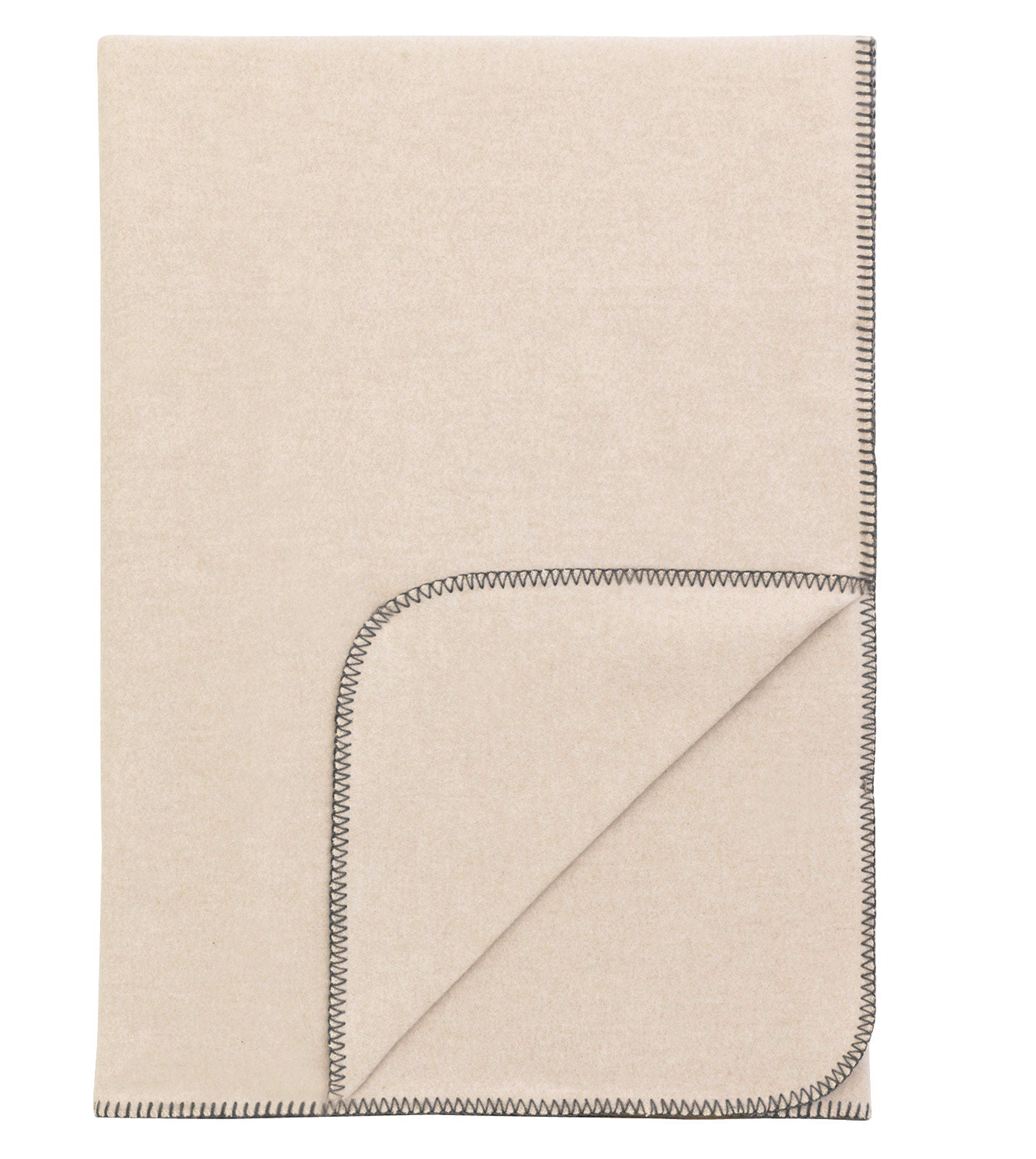 Nova Geometrics Bisque Flannel Throw - Bedding Luxuries