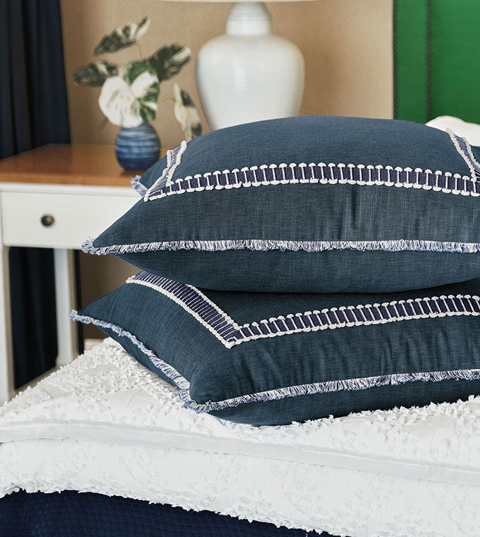 Capri Indigo Luxury Bedding