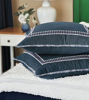 Capri Indigo Luxury Bedding