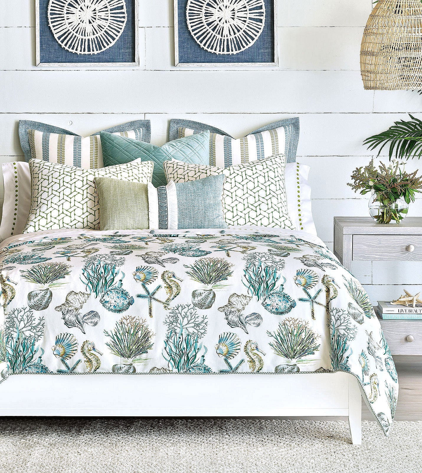 Windward Islands Tropical Print Duvet Cover - Bedding Luxuries