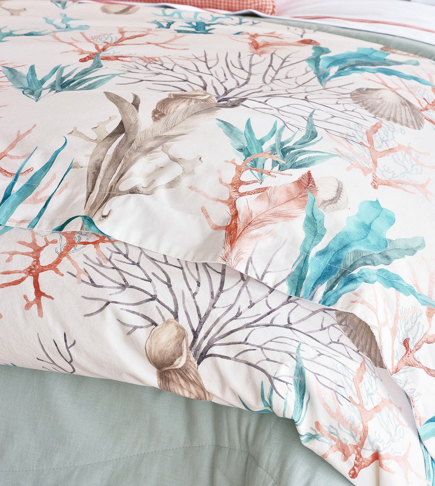 Watercolors Reef Coastal Bedding Collection - Nautical Luxuries