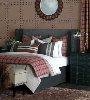 Huntsman's Plaid Bed Scarf - Bedding Luxuries