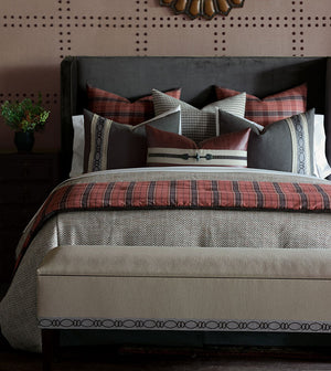 Huntsman's Plaid Bed Scarf - Bedding Luxuries