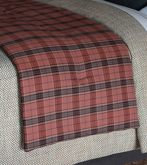 Huntsman's Plaid Bed Scarf - Bedding Luxuries