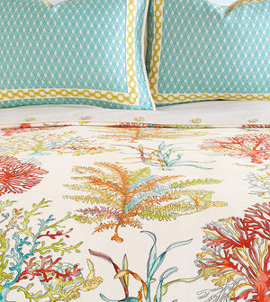 Tropical Turquoise Reef Duvet Cover - Bedding Luxuries