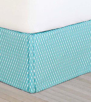 Tropical Turquoise Reef Bed Skirt - Bedding Luxuries