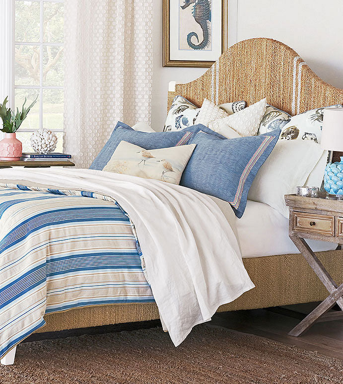 Beach Cottage Stripe Luxury Duvet Cover - Bedding Luxuries