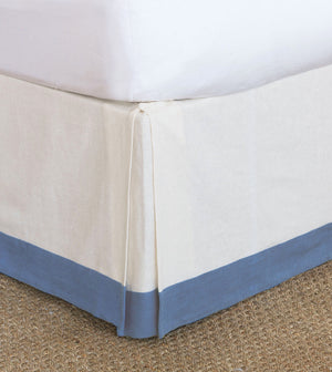 Beach Cottage Stripe Bed Skirt - Bedding Luxuries