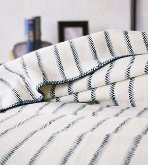 Simply Natural Vintage Flannel Blanket/Coverlet - Bedding Luxuries