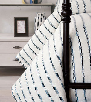 Simply Natural Vintage Flannel Blanket/Coverlet - Bedding Luxuries