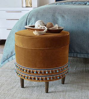 Shadow Lake Storage Ottoman - Bedding Luxuries