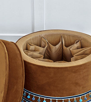 Shadow Lake Storage Ottoman - Bedding Luxuries