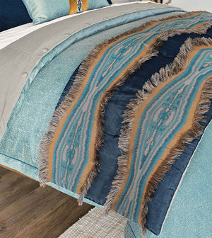 Shadow Lake Bed Scarf - Bedding Luxuries