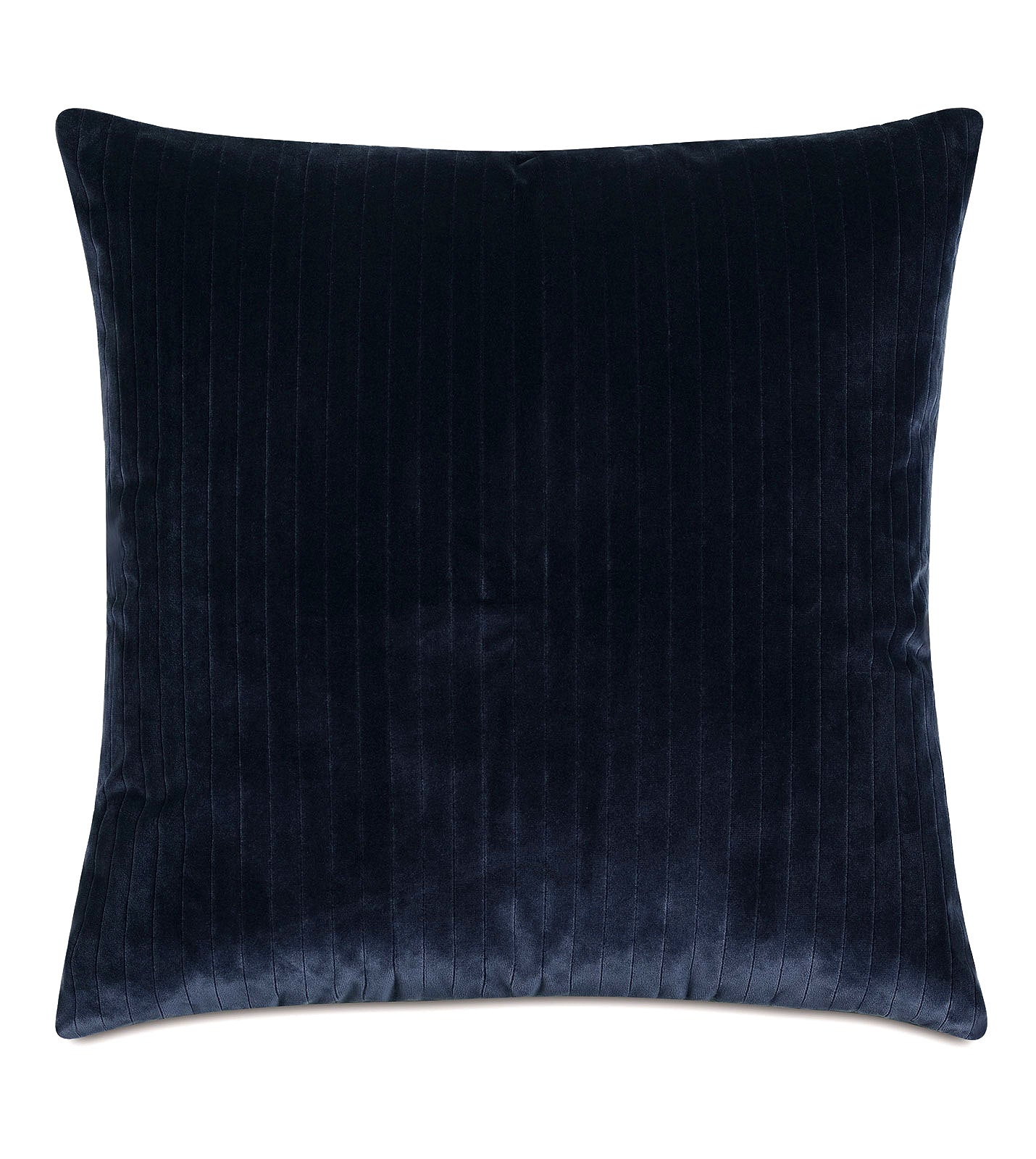 Indigo Suited Velvet Accent Pillow - Bedding Luxuries