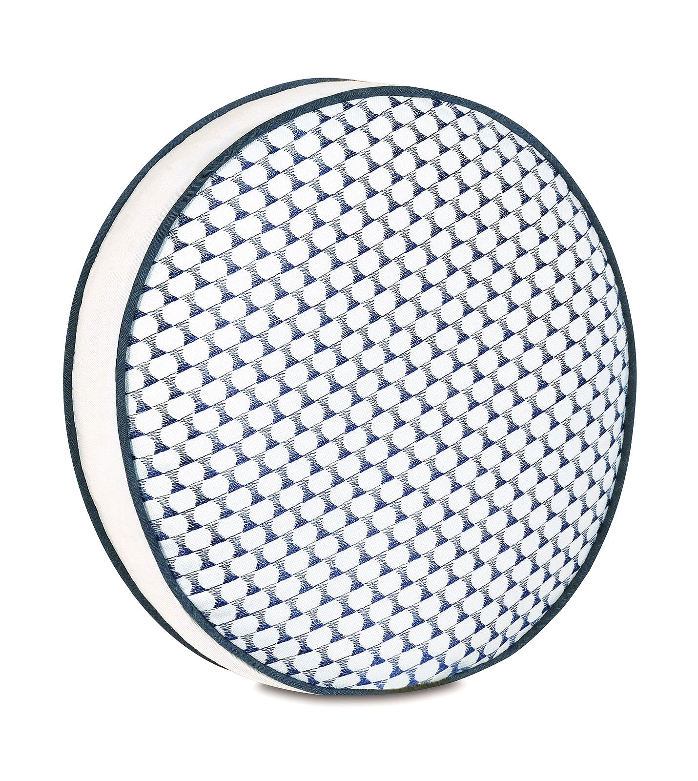 Bristol Beach Embroidered Tambourine Accent Pillow - Bedding Luxuries