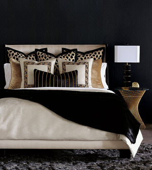 Tribeca Tuxedo Luxury Throw - Bedding Luxuries