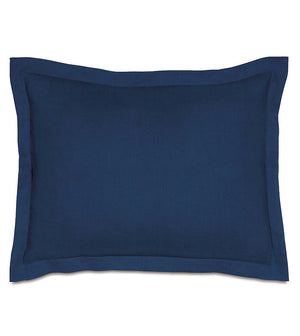 Indigo Isle Fret Appliqué Bedding