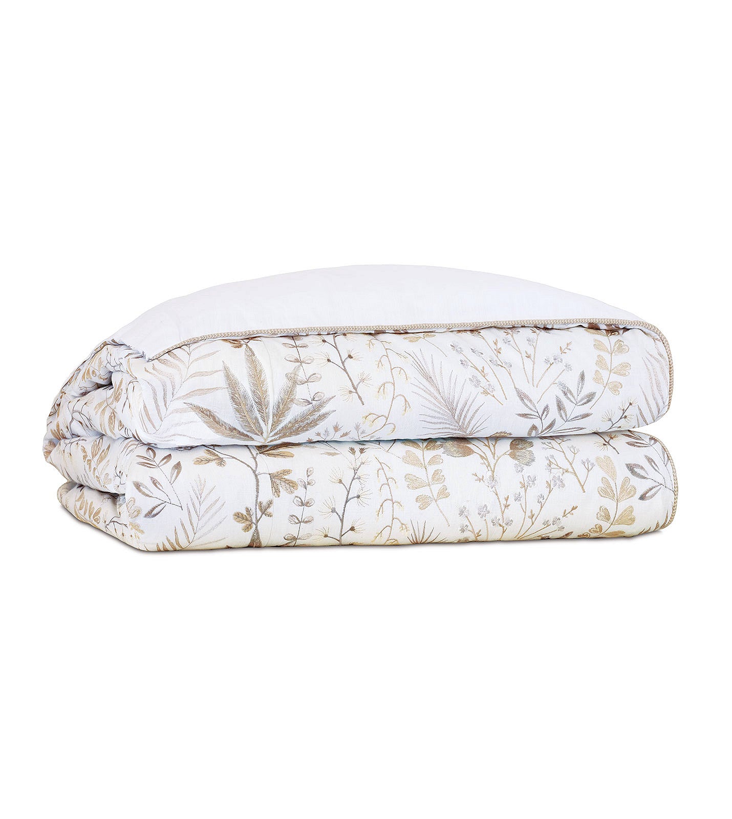 Sandy Bay Embroidered Duvet Cover - Bedding Luxuries