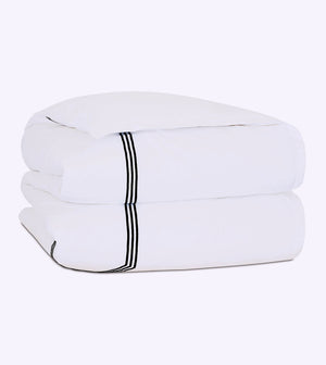 Classic Chic Black Triple-Stripe Luxury Bedding - Bedding Luxuries