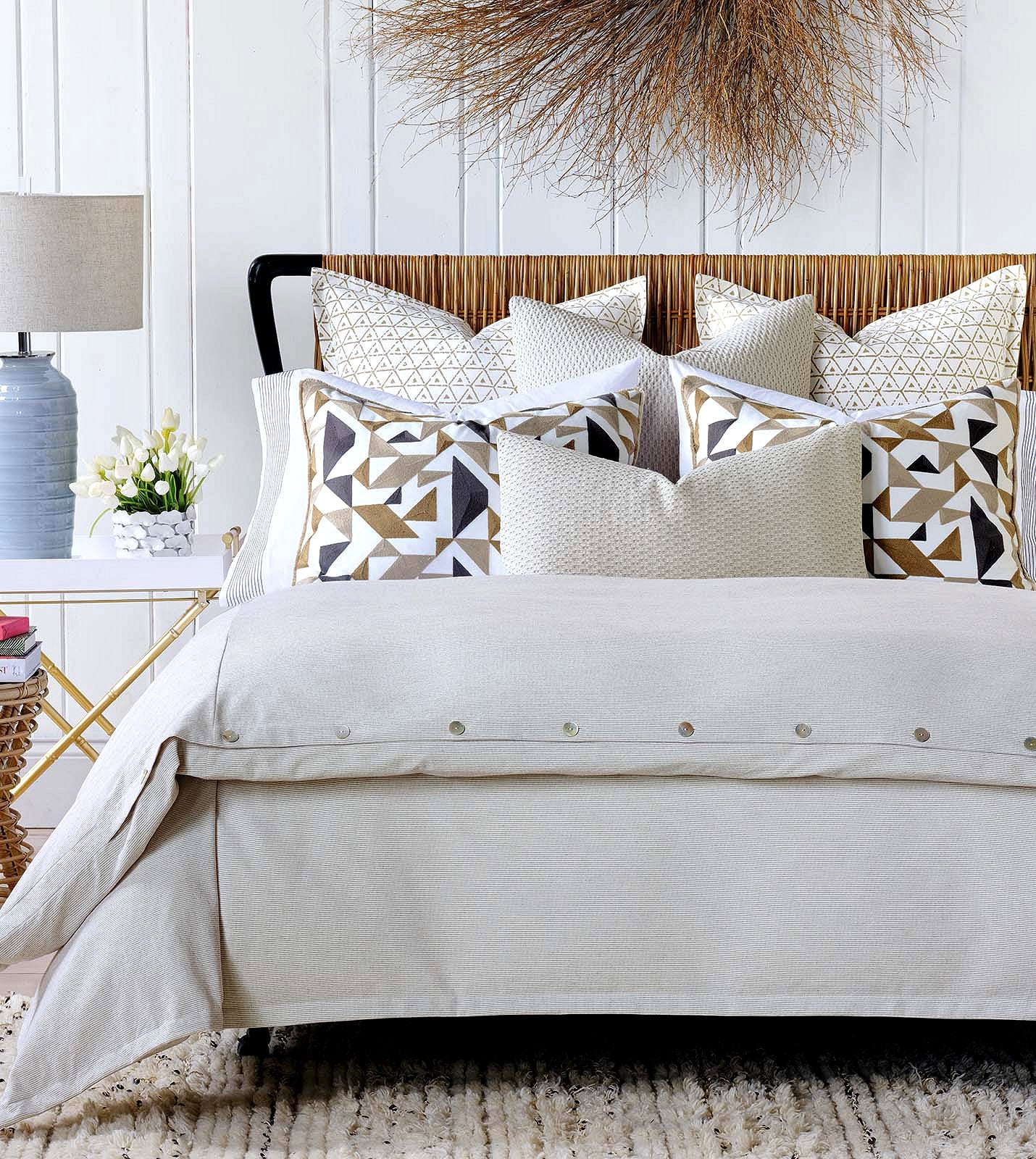 Cape Cod Geometrics Luxury Bedding - Bedding Luxuries