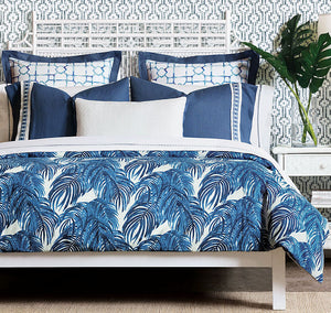 Palm Beach Blues Luxury Bedding