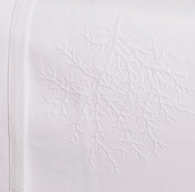 White Coral Matelassé Coverlet - Bedding Luxuries