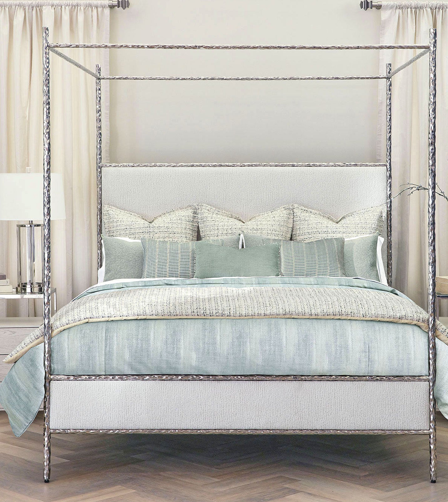 Manhattan Mist Luxury Bedding