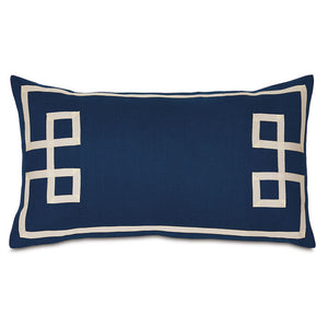 Indigo Isle Fret Appliqué Bedding Collection - Nautical Luxuries
