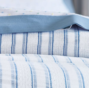 Summer Seersucker Luxury Bedding Collection - Nautical Luxuries
