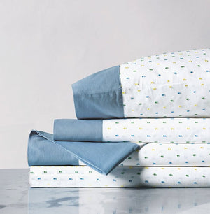 Summer Seersucker Luxury Bedding Collection - Nautical Luxuries