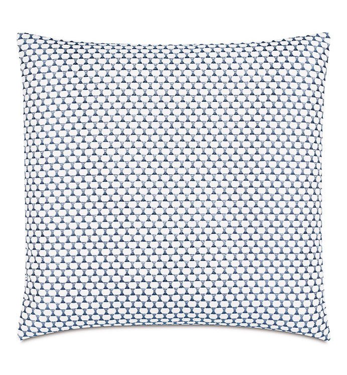Bristol Beach Embroidered Accent Pillows - Bedding Luxuries