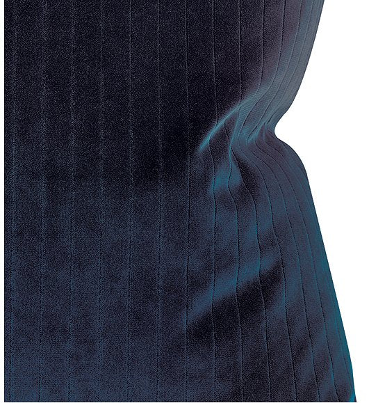 Indigo Suited Velvet Accent Pillow - Bedding Luxuries